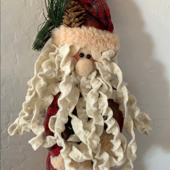 Christmas Village Holiday Gifts 18” standing cloth Santa - Picture 4 of 6